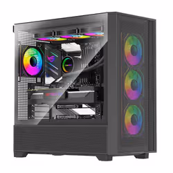Xilence Xilent Flux Midi Tower Nero - Vista aggiuntiva 3