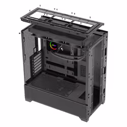 Xilence Xilent Flux Midi Tower Nero - Vista aggiuntiva 8
