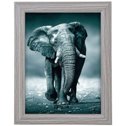 Goldbuch - 92 0743 Toscana - Cornice portafoto in legno mdf, per foto in formato 13 x 18 cm, con supporto da tavolo e da parete, colore: grigio