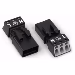 Wago 890-213, Nero, 250 V, 16 A, RoHS, -5 - 40 °C, -35 - 85 °C