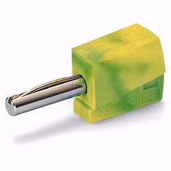 Wago 215-911, Banana, Verde, Giallo, 3,87 g, 8 mm, 40 mm, 15 mm