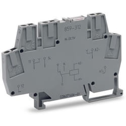 Wago 859-314 morsettiera 5P Grigio