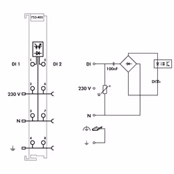 Wago 753-405 modulo di fieldbus