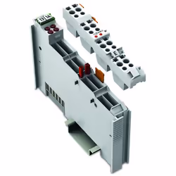 Wago 753-455, Modulo di ingresso analogico, 4 canali, 4 ingressi, Grigio, DIN 35 × 15, 12 bit