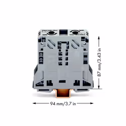 Wago 285-150 morsettiera Grigio - Vista aggiuntiva 2