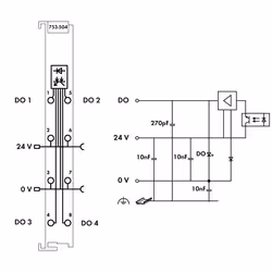 Wago 753-504 modulo di fieldbus