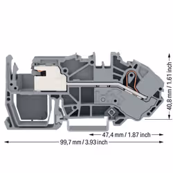 Wago 2016-7711 morsettiera Grigio - Vista aggiuntiva 3