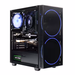 Hyrican PCK07378 PC/stazione di lavoro i5-14400F 32GB 1TB SSD GeForce RTX 4060 Win11 Home Tower Nero