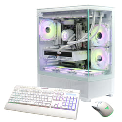 Hyrican GAMEMAX ICE 7407 AMD Ryzen™ 7 7800X3D 32 GB DDR5-SDRAM 2 TB SSD NVIDIA GeForce RTX 5080 Windows 11 Home Midi Tower PC Bianco