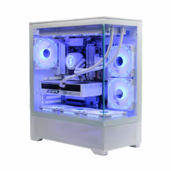 Hyrican GAMEMAX ICE 7407 AMD Ryzen™ 7 7800X3D 32 GB DDR5-SDRAM 2 TB SSD NVIDIA GeForce RTX 5080 Windows 11 Home Midi Tower PC Bianco