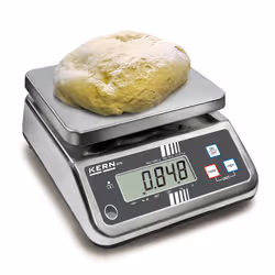 KERN & SOHN IP-geschützte Tischwaage LCD 1,5 kg Acciaio inox - Vista aggiuntiva 3