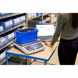 KERN & SOHN IoT-Line Zählwaage LCD 6 kg Acciaio inox - Vista aggiuntiva 3