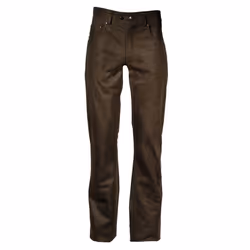 Modeka Stemp Pantaloni moto in pelle, marrone, dimensione 40 per donne