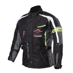 Modeka El Chango Giacca tessile per moto per bambini, nero-giallo, dimensione 2XS 128