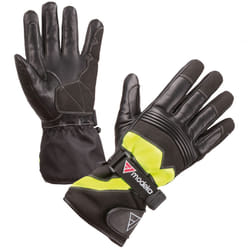 Modeka Freeze Evo Guanti da moto impermeabili, nero-giallo, dimensione XL per uomo