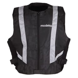 Modeka Basic Giubbotto riflettente, nero, dimensione XS per uomo
