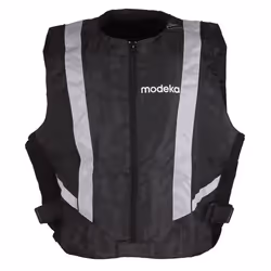 Modeka Basic Giubbotto riflettente, nero, dimensione XS per uomo - Vista aggiuntiva 2