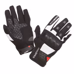 Modeka Fuego Guanti moto, nero-grigio, dimensione S M per uomo