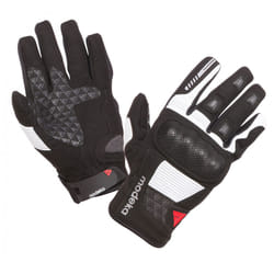 Modeka Fuego Guanti moto, nero-grigio, dimensione S M per uomo
