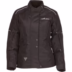 Modeka Janika Giacca tessile moto da donna, nero, dimensione 40 per donne