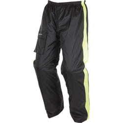 Modeka Ax-Dry Pantaloni pioggia, nero-giallo, dimensione M per uomo