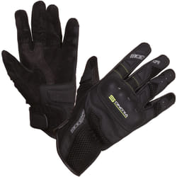 Modeka Sonora Guanti da moto, nero-giallo, dimensione S M per uomo