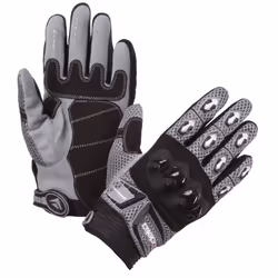 Modeka MX-Top Guanti bambino, nero-grigio, dimensione M per bambini