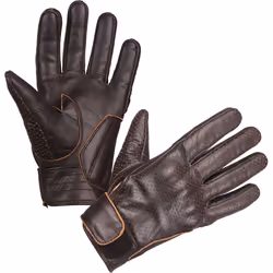 Modeka Hot Classic Guanti Moto traforati, marrone, dimensione L per uomo