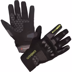 Modeka Fuego Guanti moto, nero-grigio, dimensione M L per uomo