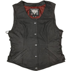 Modeka Diona Gilet moto da donna, nero, dimensione 40 per donne
