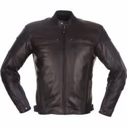 Modeka Ruven Giacca in pelle motociclistica, nero, dimensione XL per uomo