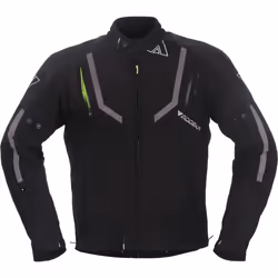 Modeka Eloy Giacca tessile motociclistica, nero, dimensione 2XL per uomo