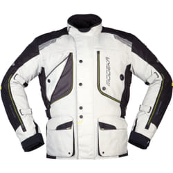 Modeka Aeris Giacca moto in tessuto, nero-grigio, dimensione 3XL per uomo
