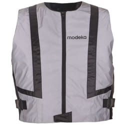 Modeka Doc Silver Avviso Vest, grigio, dimensione XL per uomo