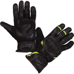 Modeka Sahara S Guanti moto, nero-giallo, dimensione M L per uomo
