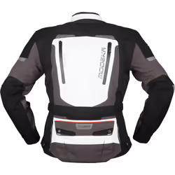 Modeka Viper LT Giacca tessile motociclistica, nero-grigio, dimensione 2XL per uomo