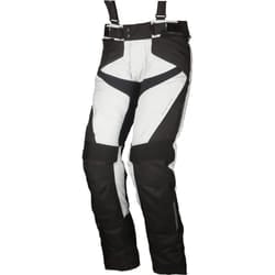 Modeka Lonic Pantaloni tessili da moto, nero-grigio, dimensione 4XL per uomo
