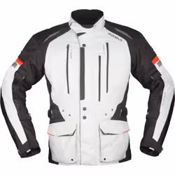 Modeka Striker II Pantaloni Tessili Motociclistici, nero-grigio, dimensione 3XL per uomo