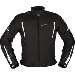 Modeka Aenergy Giacca tessile motociclistica, nero-bianco, dimensione XS per uomo