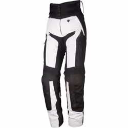 Modeka Elaya Pantaloni Tessili Moto Da Donna, nero-grigio, dimensione 40 per donne