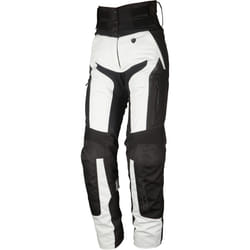 Modeka Elaya Pantaloni Tessili Moto Da Donna, nero-grigio, dimensione 40 per donne