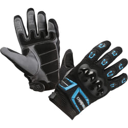 Modeka MX Top Guanti, nero-blu, dimensione XL per uomo