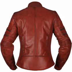 Modeka Iona Giacca donna in pelle moto, rosso, dimensione 42 per donne
