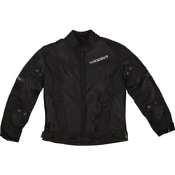 Modeka X-Vent Giacca tessile per moto ciclismo per bambini, nero, dimensione S 152