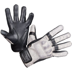 Modeka Hot Two Guanti da moto, nero-grigio, dimensione M L per uomo