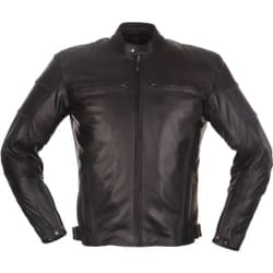 Modeka Ruven Giacca in pelle motociclistica, nero, dimensione 8XL per uomo