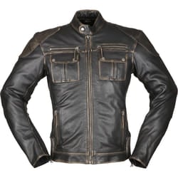 Modeka Carlson Motorcycle Leater Giacca, marrone, dimensione 4XL per uomo