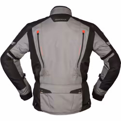 Modeka Aeris Giacca moto in tessuto, nero-grigio, dimensione S per uomo - Vista aggiuntiva 2