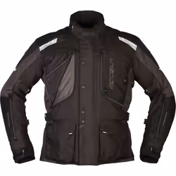 Modeka Aeris Giacca moto in tessuto, nero, dimensione L per uomo