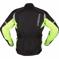 Modeka Tarex Giacca tessile moto, nero-giallo, dimensione M per uomo